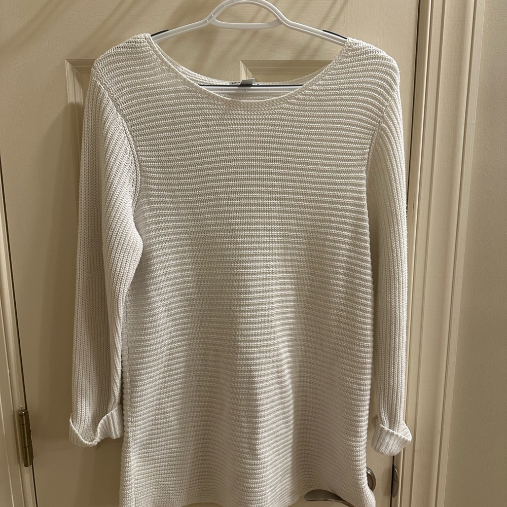 Croft & Barrow Cream Knit Sweater